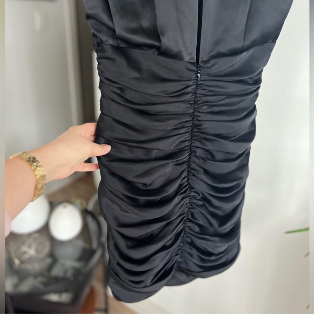 Aritzia Babaton Hasek Satin Formal Elegant Wedding Guest Party Dress Sz 8 - Picture 14 of 15